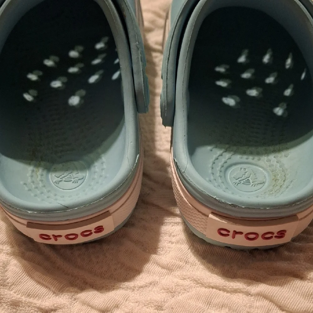 CROCS Kids' Light Blue Clogs